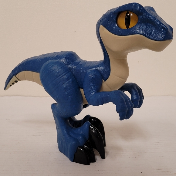 Imaginext Jurassic World 9.5-Inch Raptor Blue - Picture 2 of 4